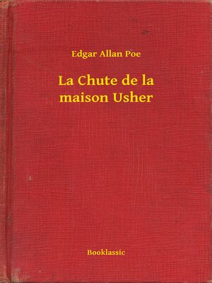 cover image of La Chute de la maison Usher